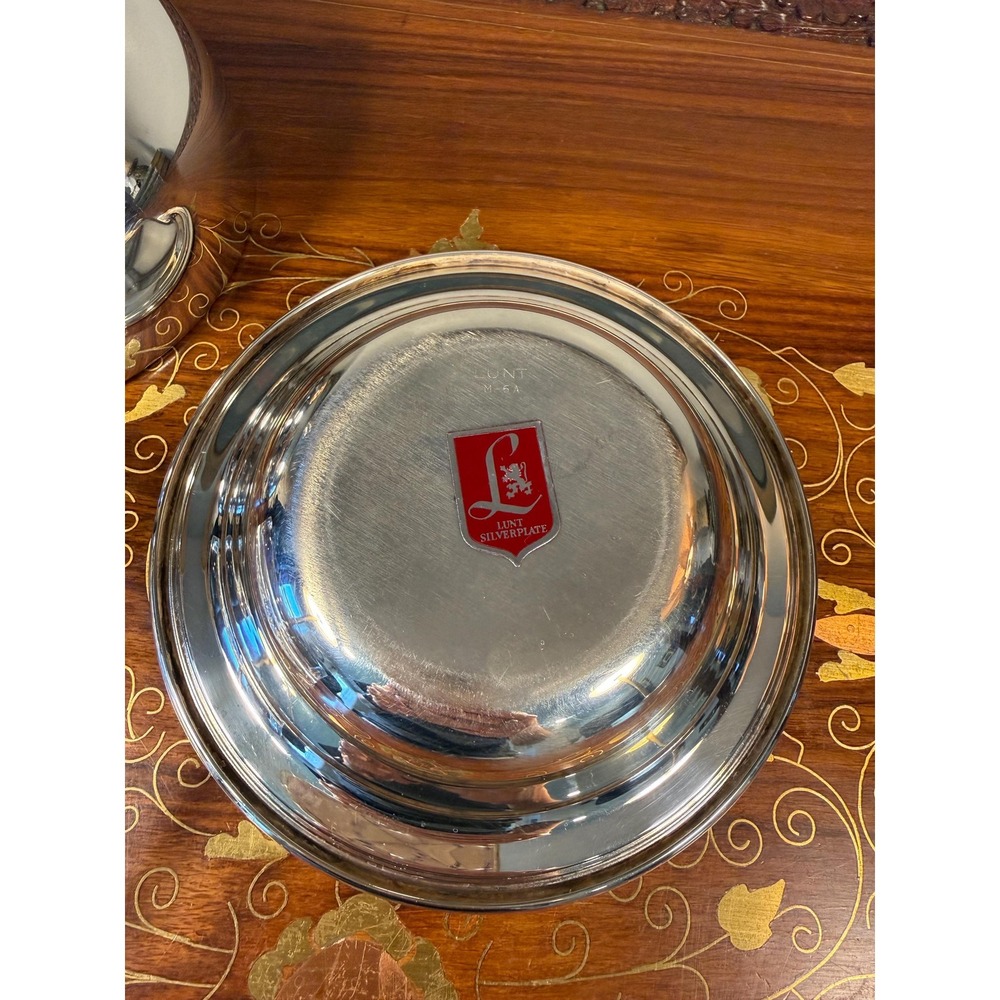 Vintage Silverplate Butter Dish with Glass Insert • Covered Butter Server - Picture 9 of 16